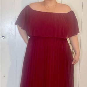 Boohoo floor length maxi dress
